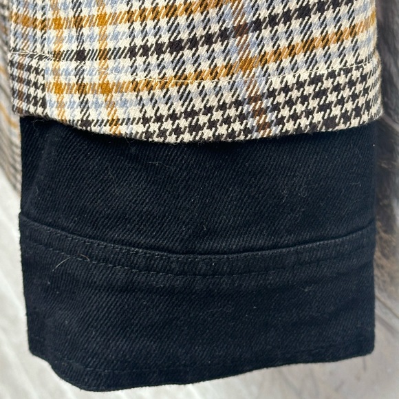 Ella moss plaid and denim blazer size large - Picture 4 of 8